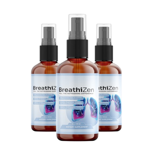Breathizen oral spray bottle for daily respiratory health support